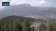 Archiv Foto Webcam St. Johann in Tirol: Bergstation Harschbichl 13:00
