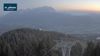 Archiv Foto Webcam St. Johann in Tirol: Bergstation Harschbichl 03:00