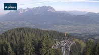 Archiv Foto Webcam St. Johann in Tirol: Bergstation Harschbichl 06:00