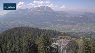 Archiv Foto Webcam St. Johann in Tirol: Bergstation Harschbichl 13:00