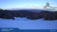 Archived image Webcam Wernigerode - View of the Zwölfmorgental ski resort 14:00