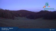 Archived image Webcam Wernigerode - View of the Zwölfmorgental ski resort 07:00