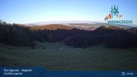 Archived image Webcam Wernigerode - View of the Zwölfmorgental ski resort 08:00