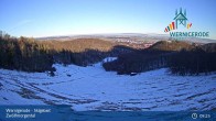 Archiv Foto Webcam Wernigerode - Skigebiet Zwölfmorgental - Blick auf die Piste 08:00