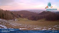 Archiv Foto Webcam Wernigerode - Skigebiet Zwölfmorgental - Blick auf die Piste 06:00