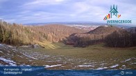 Archiv Foto Webcam Wernigerode - Skigebiet Zwölfmorgental - Blick auf die Piste 08:00