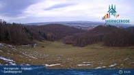 Archiv Foto Webcam Wernigerode - Skigebiet Zwölfmorgental - Blick auf die Piste 10:00