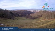 Archiv Foto Webcam Wernigerode - Skigebiet Zwölfmorgental - Blick auf die Piste 14:00