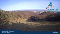 Archived image Webcam Wernigerode - View of the Zwölfmorgental ski resort 08:00