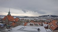 Archiv Foto Webcam Östersund: Blick aufs Rathaus 13:00