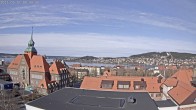 Archiv Foto Webcam Östersund: Blick aufs Rathaus 07:00