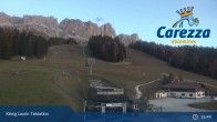 Archived image Webcam Carezza: Base Station King Laurin 16:00