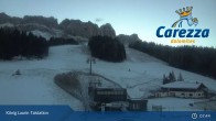 Archiv Foto Webcam Carezza: Talstation König Laurin 07:00