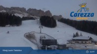 Archiv Foto Webcam Carezza: Talstation König Laurin 04:00