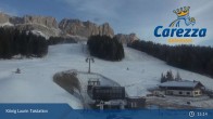 Archiv Foto Webcam Carezza: Talstation König Laurin 14:00