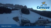 Archiv Foto Webcam Carezza: Talstation König Laurin 08:00