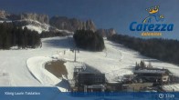 Archiv Foto Webcam Carezza: Talstation König Laurin 12:00