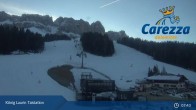 Archiv Foto Webcam Carezza: Talstation König Laurin 07:00