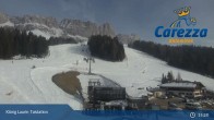 Archiv Foto Webcam Carezza: Talstation König Laurin 14:00