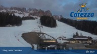 Archiv Foto Webcam Carezza: Talstation König Laurin 00:00