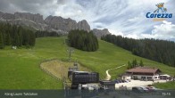 Archiv Foto Webcam Carezza: Talstation König Laurin 14:00