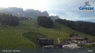 Archived image Webcam Carezza: Base Station King Laurin 07:00