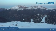 Archiv Foto Webcam Live Cam Turracher Höhe: Panoramablick Kornock 18:00