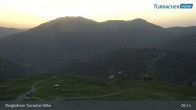 Archiv Foto Webcam Live Cam Turracher Höhe: Panoramablick Kornock 04:00