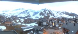 Archiv Foto Webcam Skigebiet Malbun Triesenberg - Hotel Turna 19:00