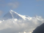 Archiv Foto Webcam 4 Vallées: Blick Richtung Dent Blanche und Matterhorn 08:00