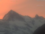 Archiv Foto Webcam 4 Vallées: Blick Richtung Dent Blanche und Matterhorn 06:00