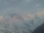 Archiv Foto Webcam 4 Vallées: Blick Richtung Dent Blanche und Matterhorn 19:00