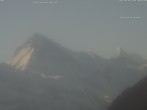 Archived image Webcam 4 Vallées: View of Dent Blanche and Matterhorn 07:00