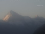 Archived image Webcam 4 Vallées: View of Dent Blanche and Matterhorn 00:00