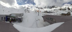 Archived image Webcam Samnaun Alp Trida: Base Station Viderjoch 13:00