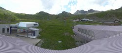 Archiv Foto Webcam Samnaun Alp Trida: Talstation Viderjochbahnen 13:00