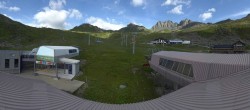 Archiv Foto Webcam Samnaun Alp Trida: Talstation Viderjochbahnen 02:00