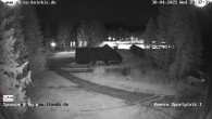 Archiv Foto Webcam Kniebis Loipen und Hütte 23:00