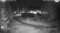 Archiv Foto Webcam Kniebis Loipen und Hütte 03:00