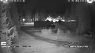 Archiv Foto Webcam Kniebis Loipen und Hütte 23:00