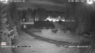 Archiv Foto Webcam Kniebis Loipen und Hütte 21:00