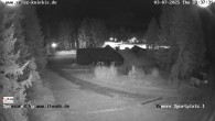 Archiv Foto Webcam Kniebis Loipen und Hütte 23:00