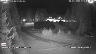 Archiv Foto Webcam Kniebis Loipen und Hütte 01:00