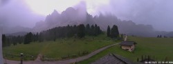 Archiv Foto Webcam Geisleralm: Blick auf die Geislerspitzen 19:00