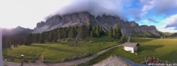 Archived image Webcam Geislerspitzen - View from Geisleralm 05:00