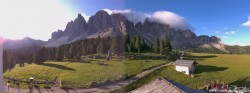 Archived image Webcam Geislerspitzen - View from Geisleralm 06:00