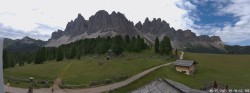 Archiv Foto Webcam Geisleralm: Blick auf die Geislerspitzen 09:00