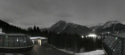 Archived image Webcam Schöneben ski resort: View base station Höllental 23:00