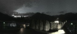 Archived image Webcam Schöneben ski resort: View base station Höllental 23:00