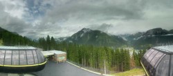 Archived image Webcam Schöneben ski resort: View base station Höllental 13:00
